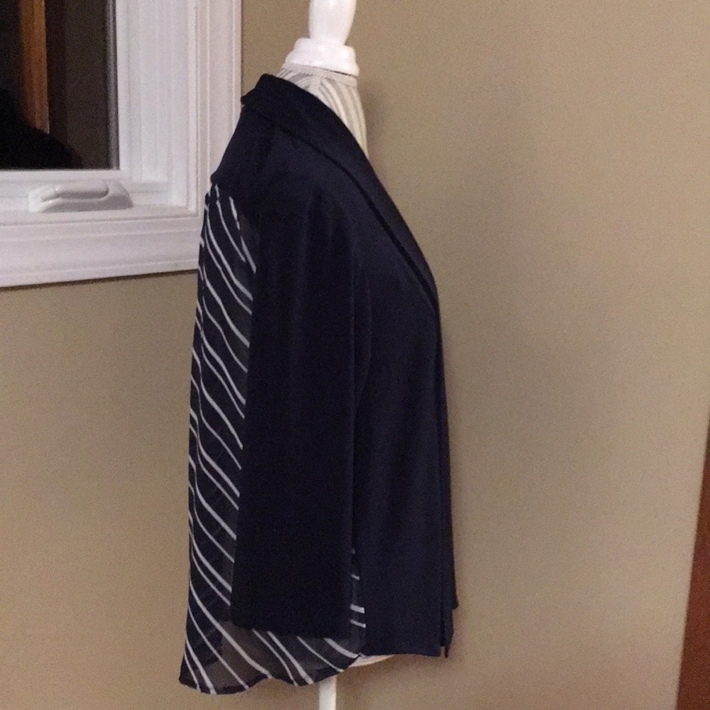 Chico’s navy travelers jacket